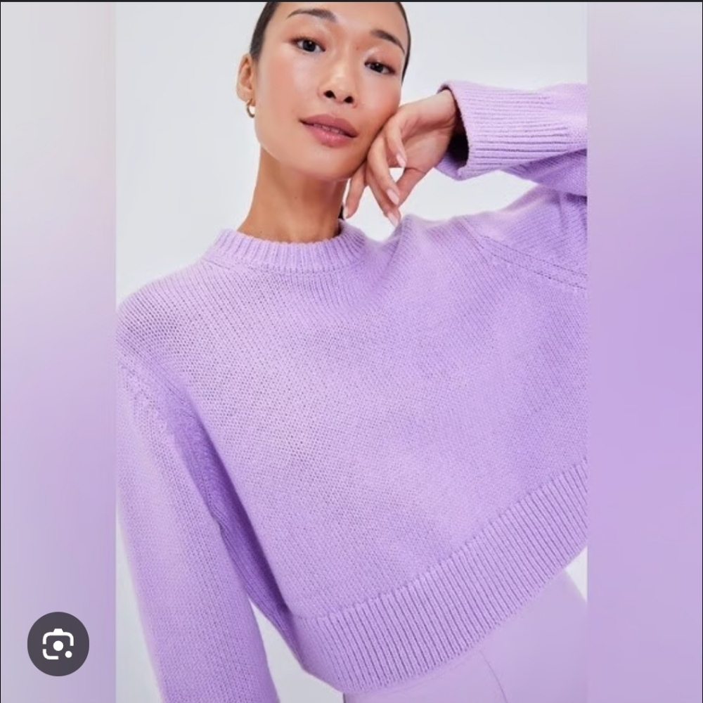 Abound Lavender Crew Neck Sweater